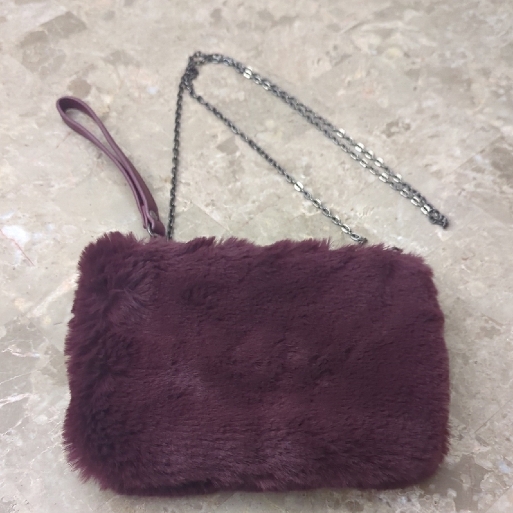💥2 For $30💥 Plush Purple Crossbody Purse